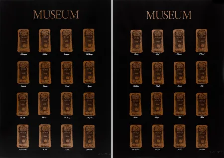 Sérigraphie Broodthaers - Museum - Museum