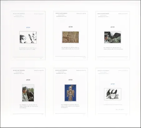 Offset Broodthaers - Six lettres ouvertes Avis