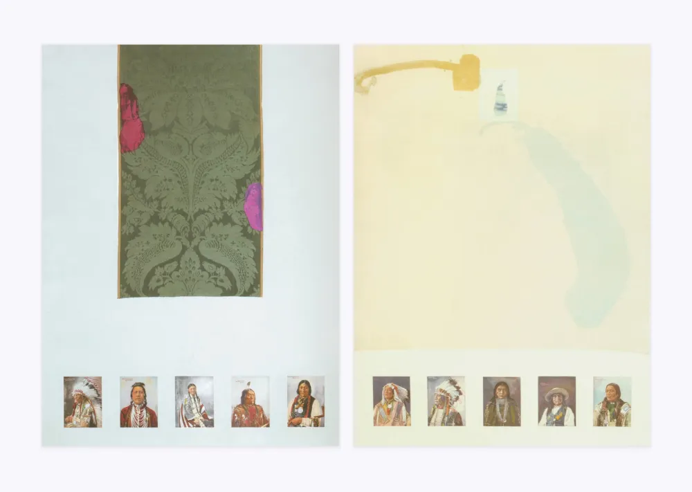 Lithographie Brown - Salt indians diptyque