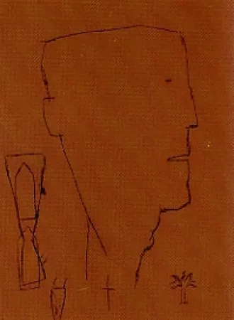 Lithographie Brown - Self portrait 20