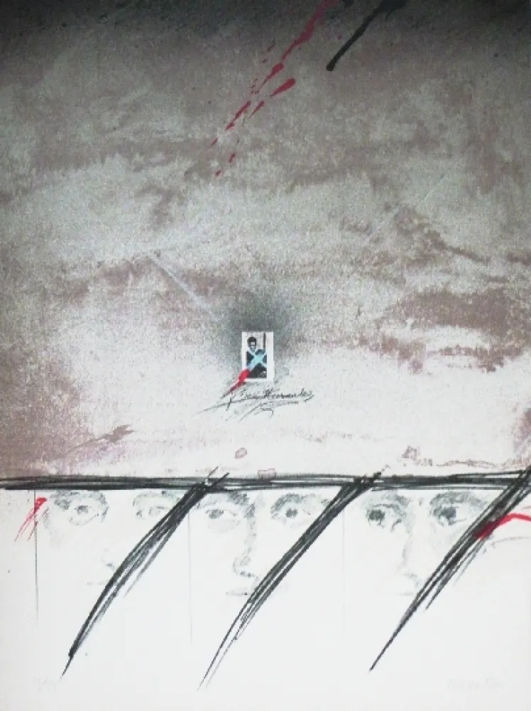 Lithographie Bru - Jose Hernandez 