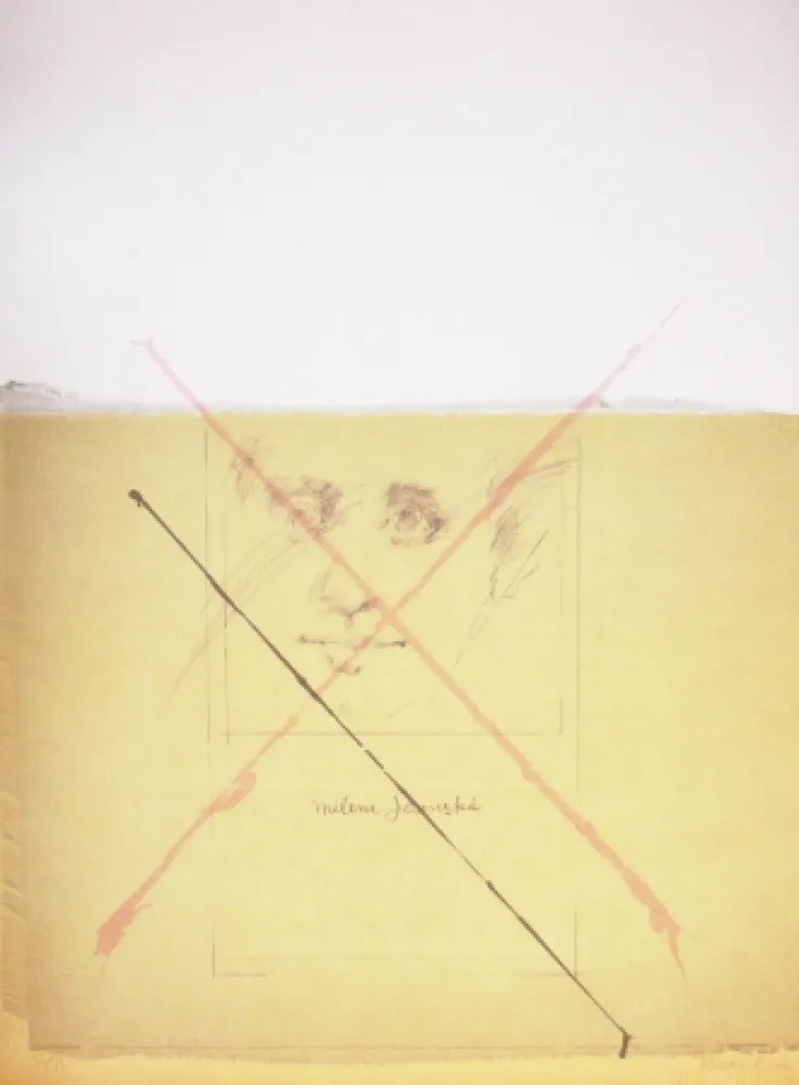 Lithographie Bru - Milena