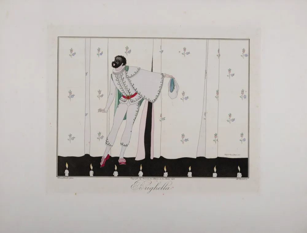 Gravure Brunelleschi - Brighella, 1914 - Masterpiece!