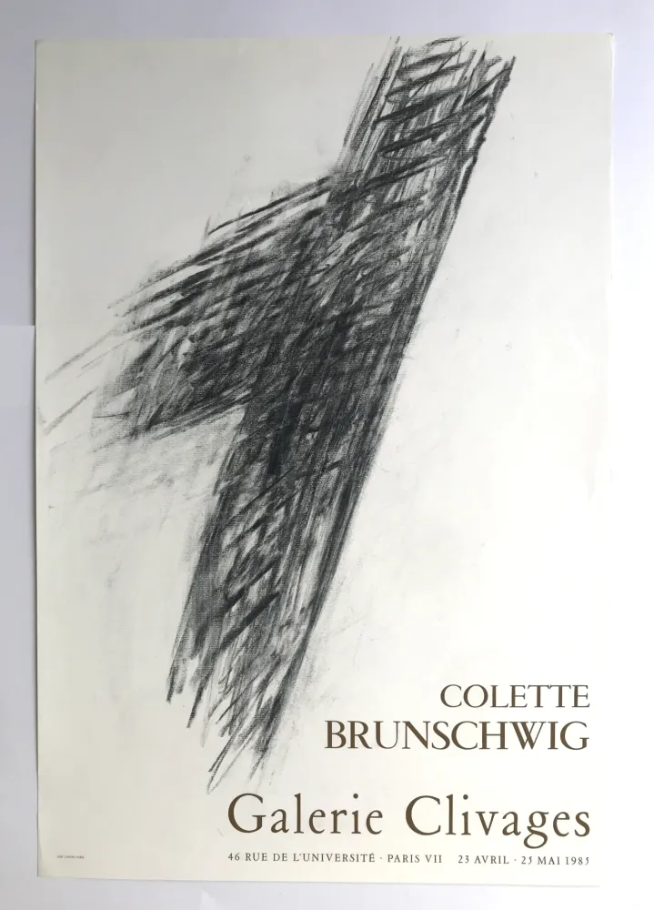 Affiche Brunschwig - Galerie Clivages