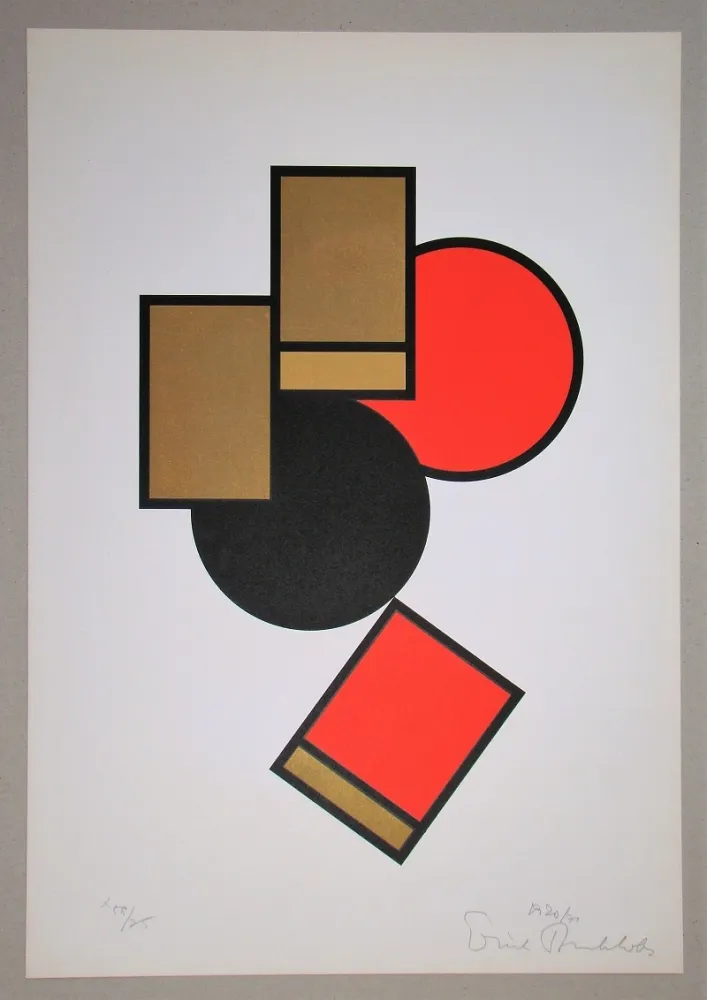 Sérigraphie Buchholz - Composition, 1920
