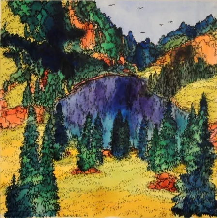 Monotype Buchner - Untitled