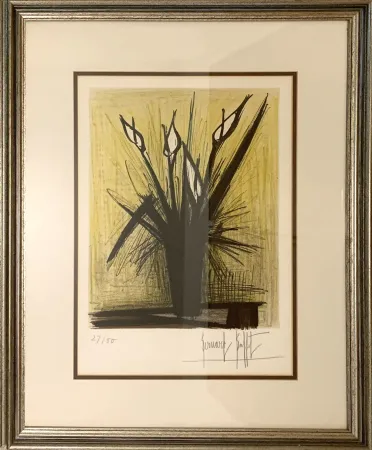 Lithographie Buffet - Arums