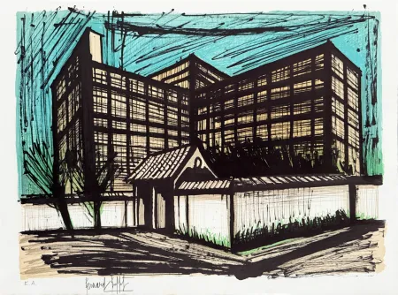 Lithographie Buffet - Hôtel Fujita à Kyoto