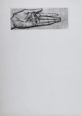 Eau-Forte Et Aquatinte Buffet - Main et dés, La Passion du Christ