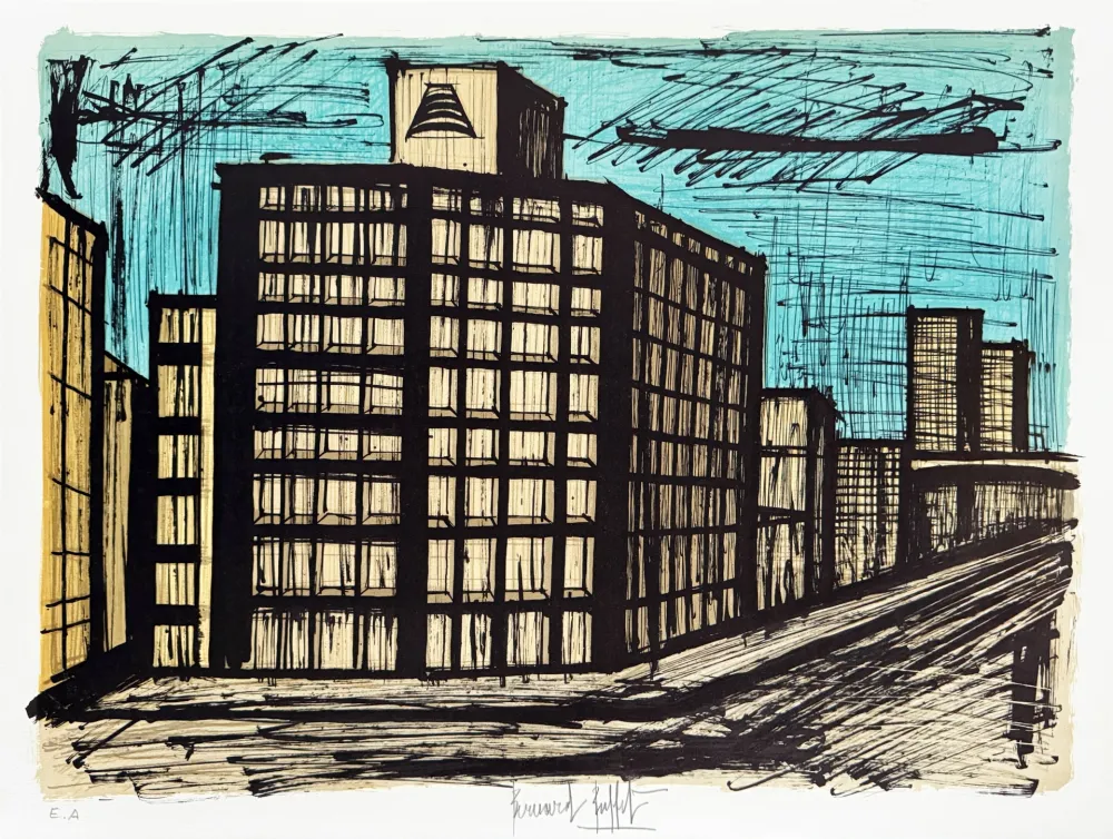 Lithographie Buffet - Sigura Bank