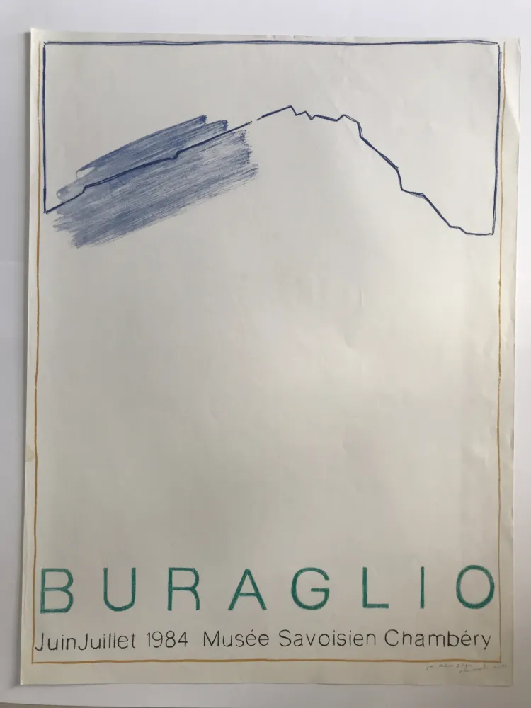 Affiche Buraglio - Musée savoisien, Chambéry