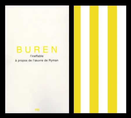 Livre Illustré Buren - L'art en écrit