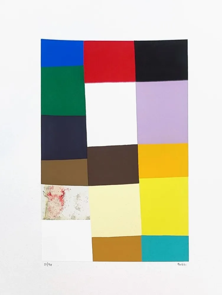 Sérigraphie Burri - Serigrafia 2