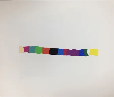 Sérigraphie Burri - Trittico C - 2