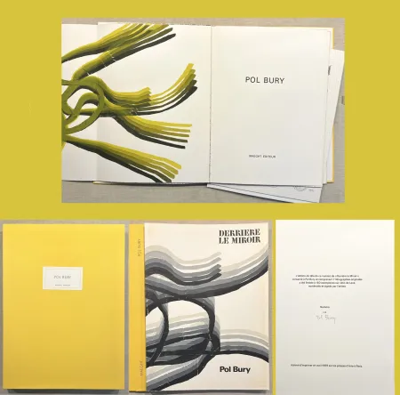 Livre Illustré Bury - Derrière le Miroir n° 178. POL BURY. Janvier 1969. TIRAGE DE LUXE SIGNÉ..