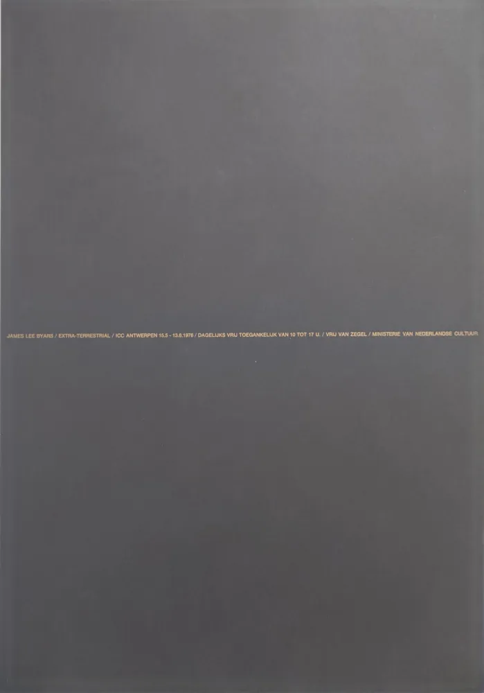 Aucune Technique Byars - Extra terrestrial