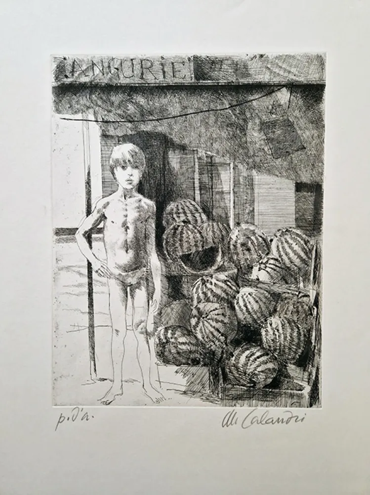 Eau-Forte Calandri - Anguria