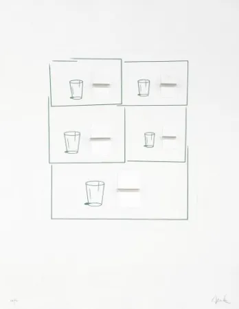 Lithographie Caldas - Without title 2