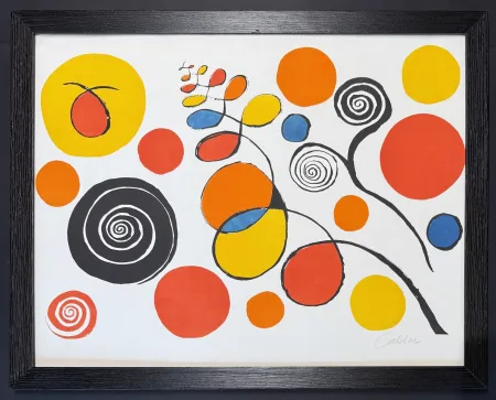 Lithographie Calder - Alexander Calder (1898 - 1976) - Blue Sun EA - Color lithograph on paper - 1960