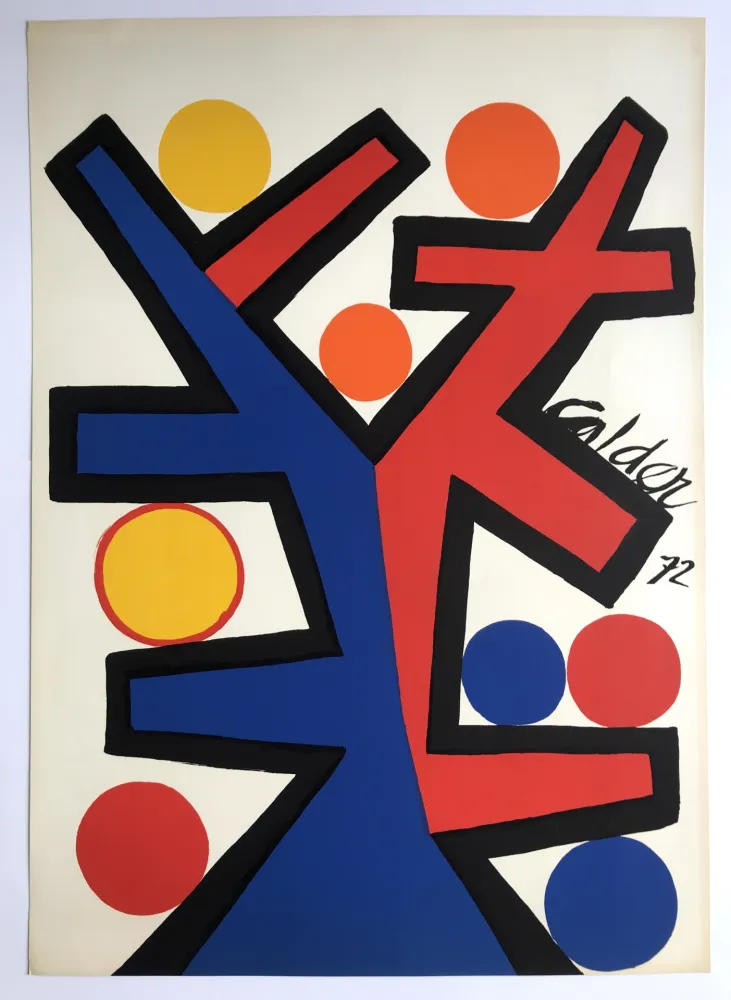 Lithographie Calder - Asymétrie