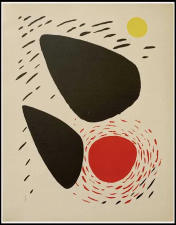 Lithographie Calder - COMPOSITION 
