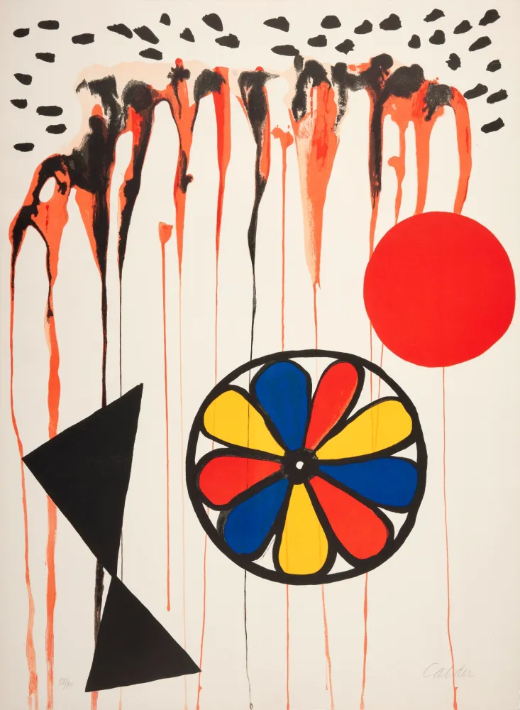 Lithographie Calder - La Mousson (The Monsoon)