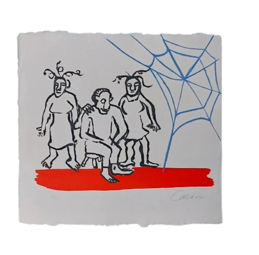 Aquatinte Calder - Le sacrilège d’Alan Kent (1976)