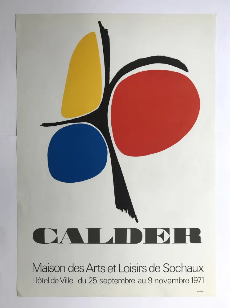 Affiche Calder - Maison des arts et de la culture de Sochaux