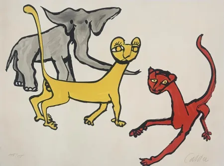 Lithographie Calder - Our Unfinished Revolution: Animals