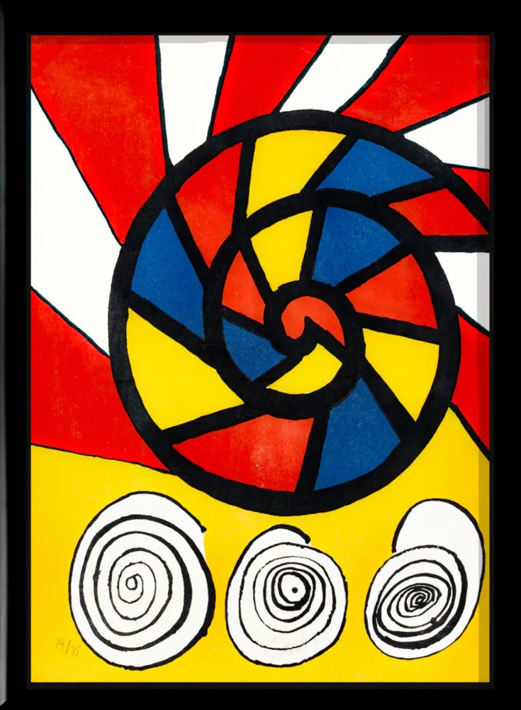 Lithographie Calder - Phonograph