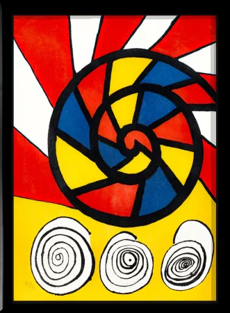 Lithographie Calder - Phonograph