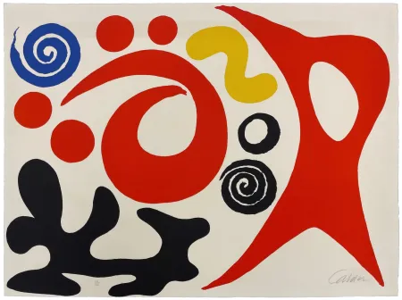 Lithographie Calder - Plancton