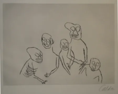 Gravure Calder - Santa Klaus 5