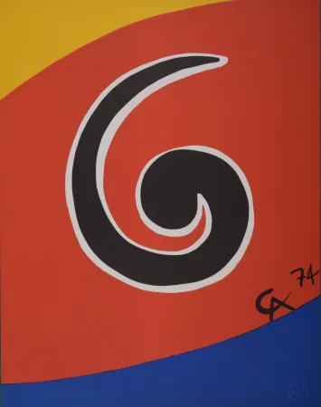 Lithographie Calder - Skyswirl, 1974