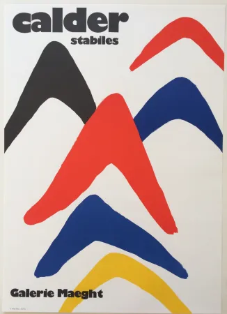 Affiche Calder - Stabiles / Galerie Maeght