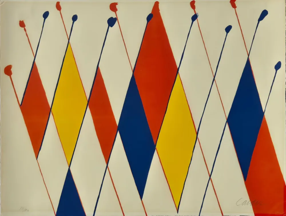 Lithographie Calder - Un drôle de poisson