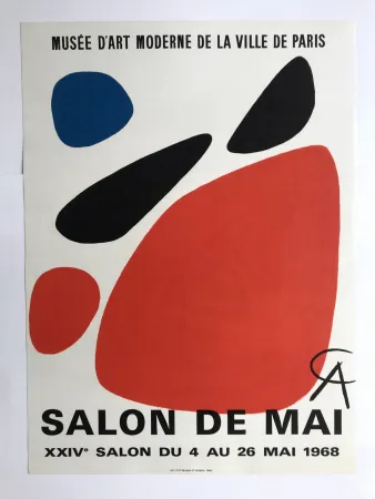 Affiche Calder - XXIVe Salon de Mai au Musée d’Art Moderne de la Ville de Paris