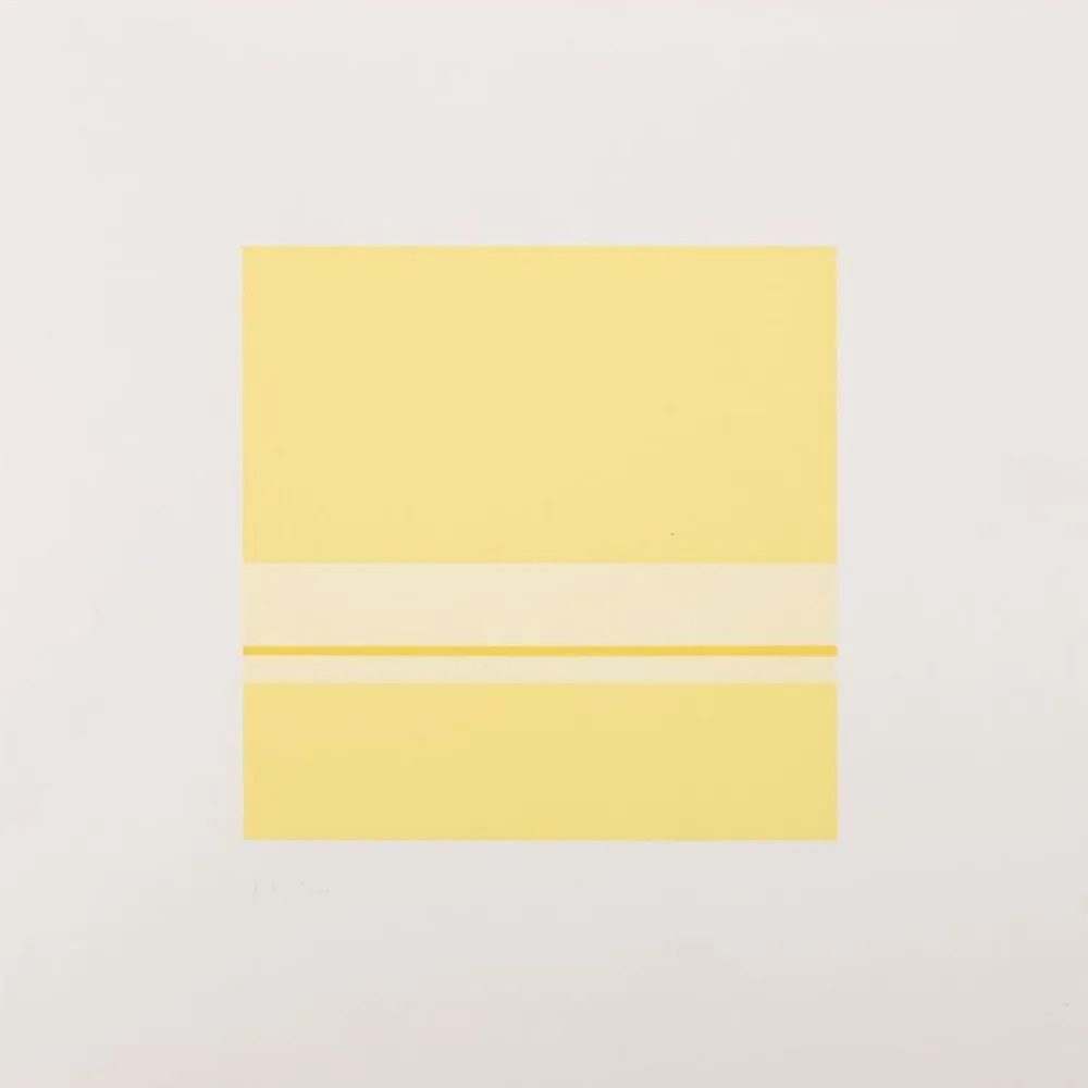 Sérigraphie Calderara - Giallo