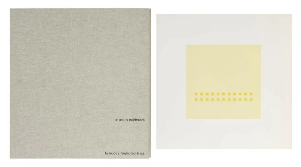 Sérigraphie Calderara - Luce spazio immagine (Cartella di 8 serigrafie)