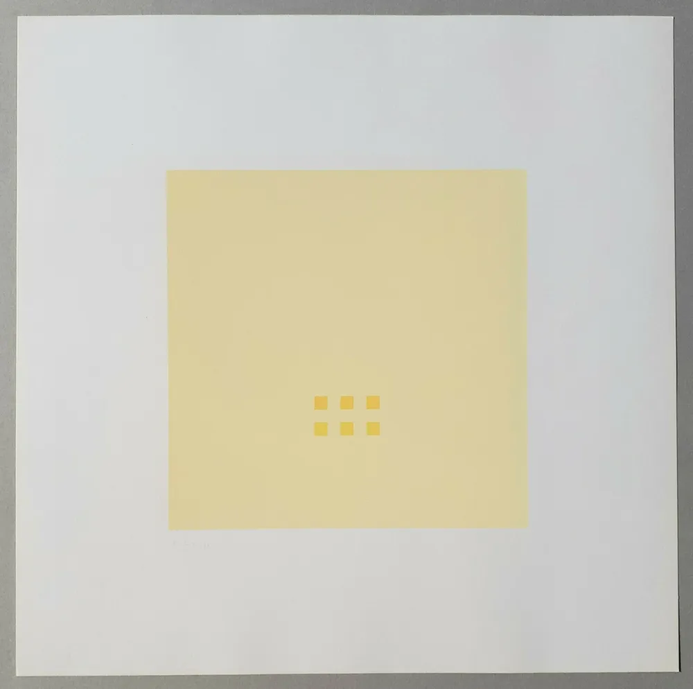 Sérigraphie Calderara - Luce spazio immagine (Tav. 3)