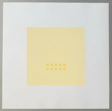 Sérigraphie Calderara - Luce spazio immagine (Tav. 4)