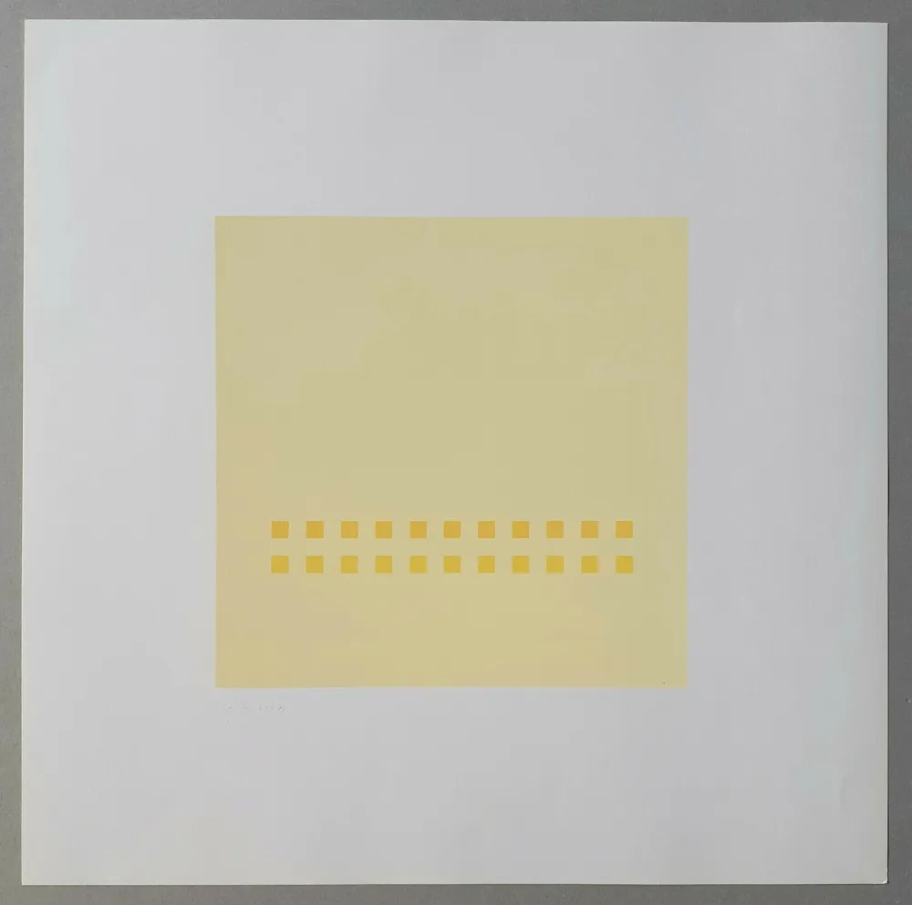 Sérigraphie Calderara - Luce spazio immagine (Tav. 7)