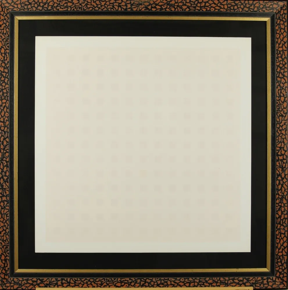 Sérigraphie Calderara - Pink squares