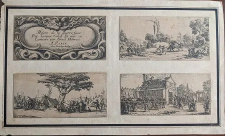 Eau-Forte Callot - Les petites misères de la guerre