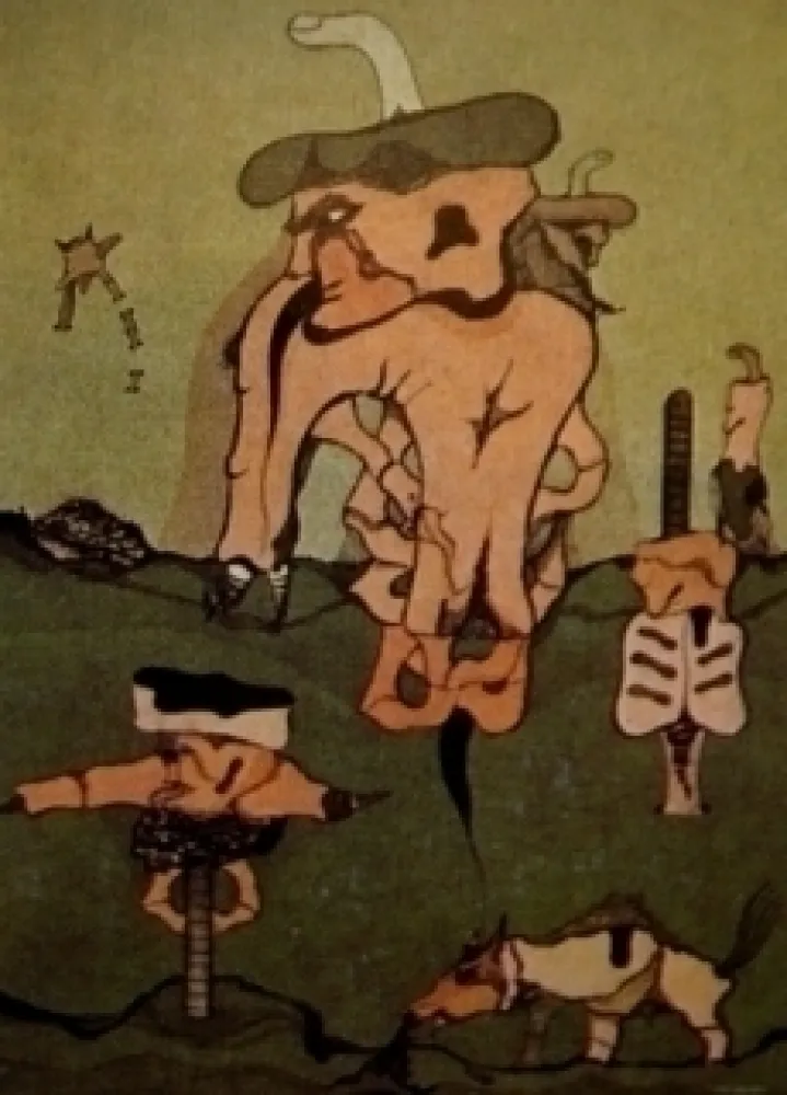 Lithographie Camacho  - Cezinas 1