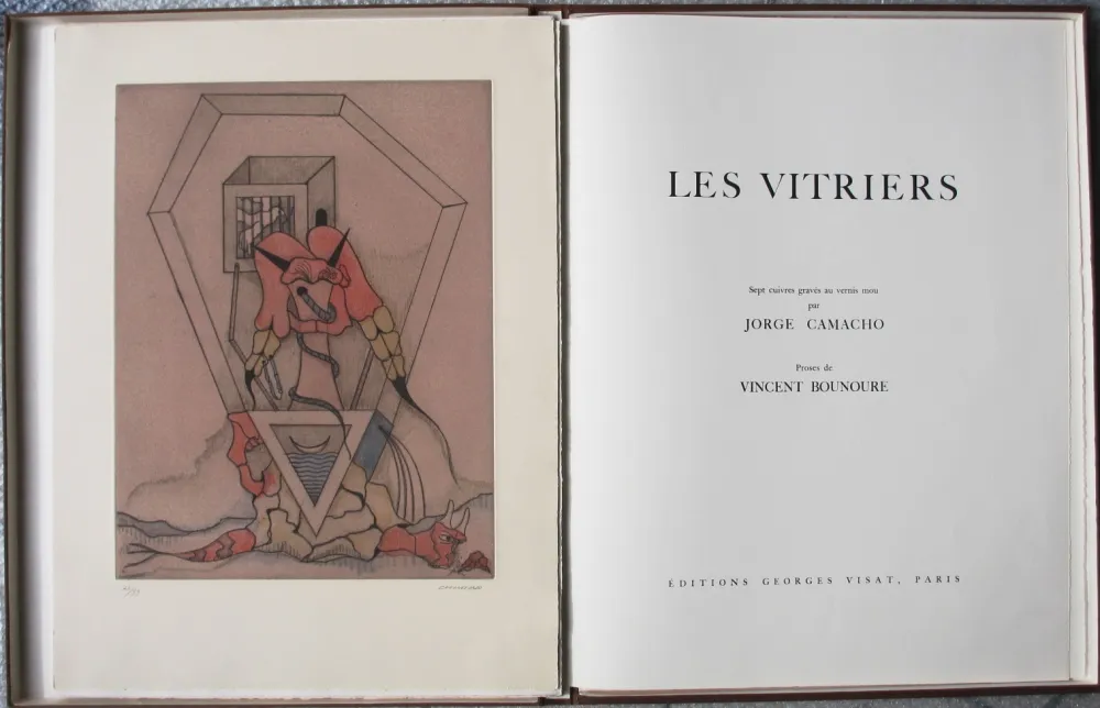 Eau-Forte Et Aquatinte Camacho  - Les Vitriers