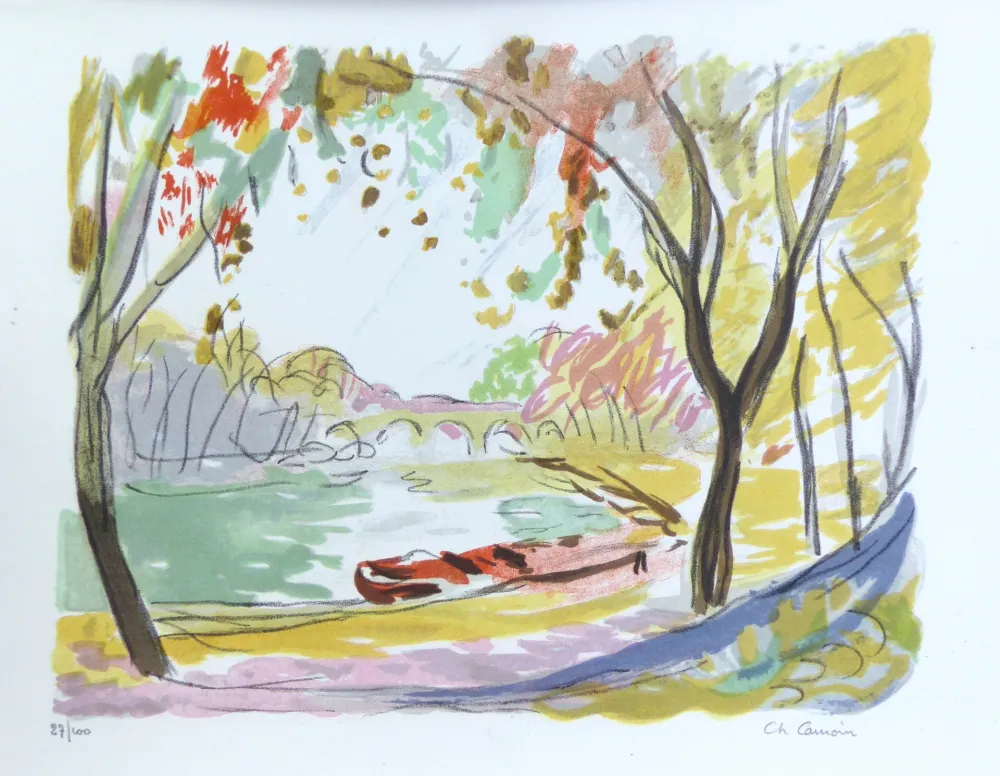 Lithographie Camoin - Lithographie sur vélin, numérotées et signée