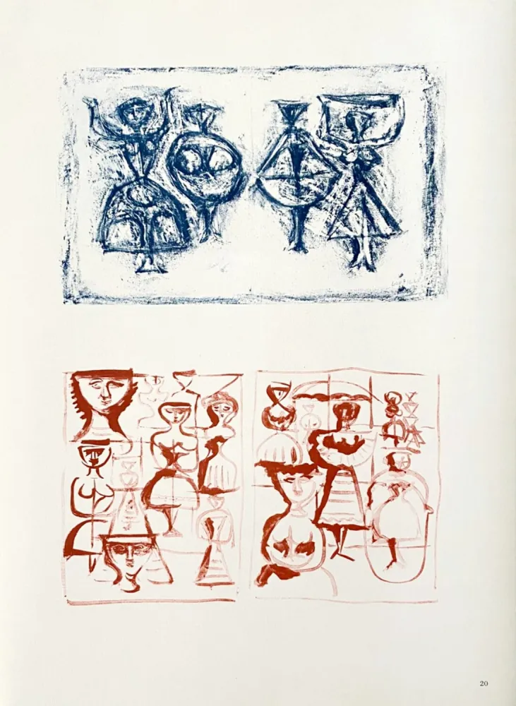 Lithographie Campigli (After) - Ballerine