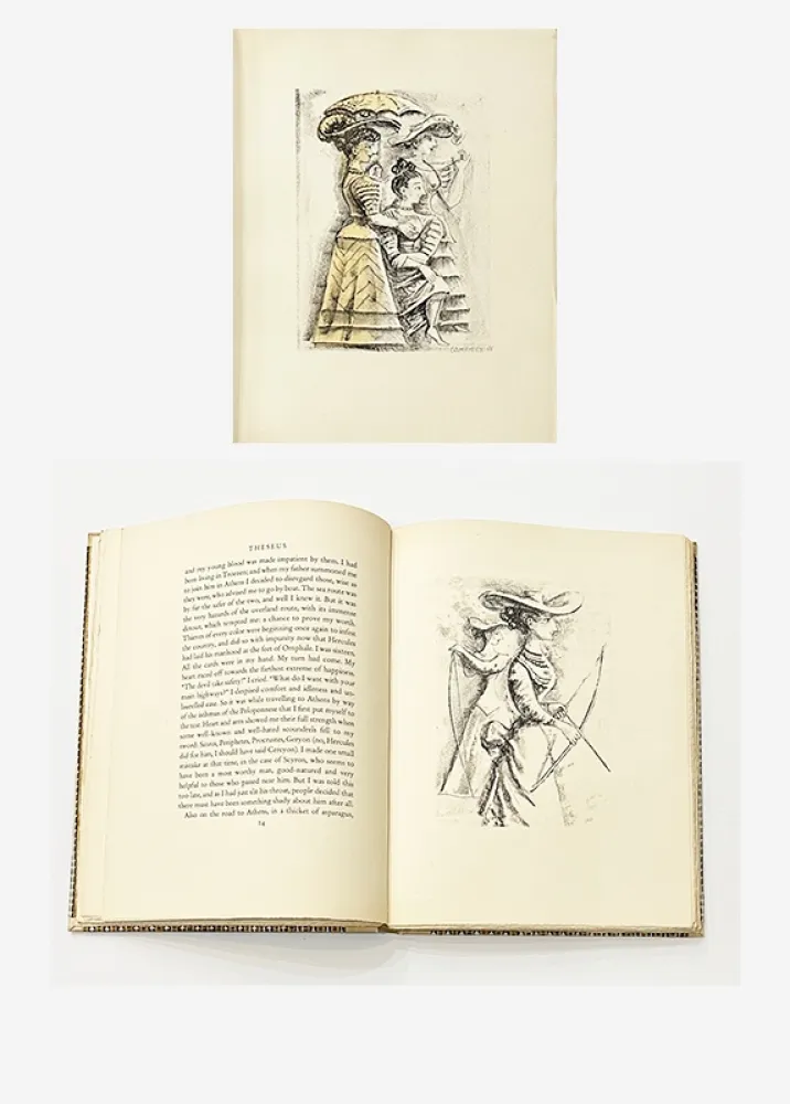 Livre Illustré Campigli - Theseus