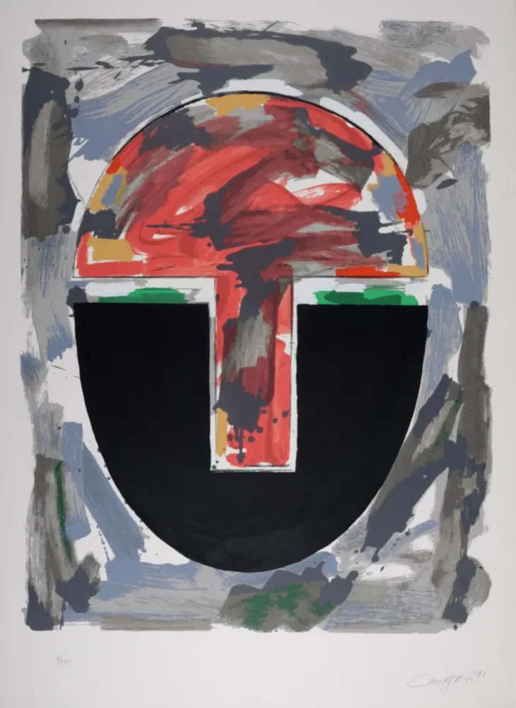 Sérigraphie Canogar - Composition